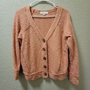 Two by Vince Camuto raw hem cardigan